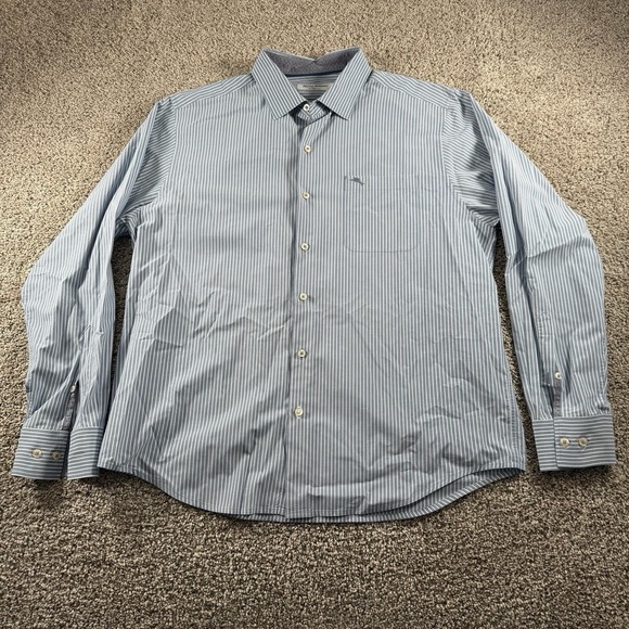 Tommy Bahama Other - Tommy‎ Bahama Islandzone Shirt Mens Large Casual Preppy Long Sleeve Button Down